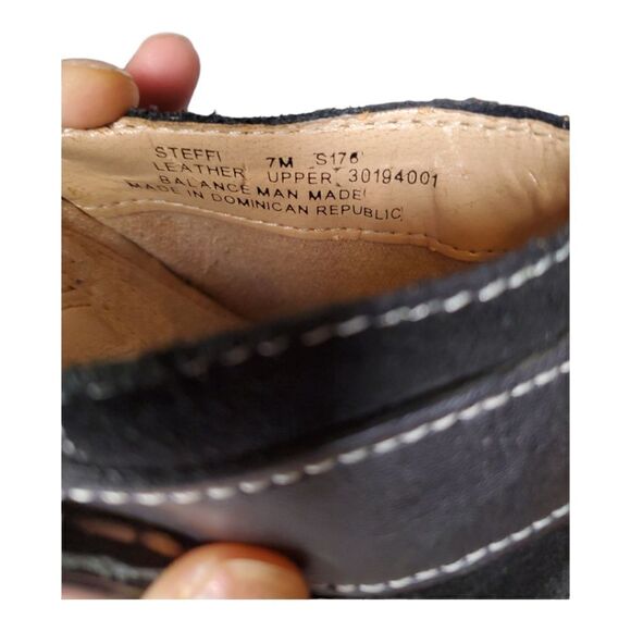 NATURALIZER steffi black suede clog mule size 7 M - Picture 7 of 7